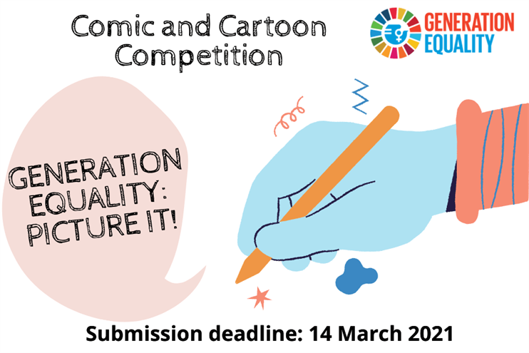 Comic and cartoon competition GENERATION EQUALITY