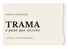 Trama - o pano que escreve