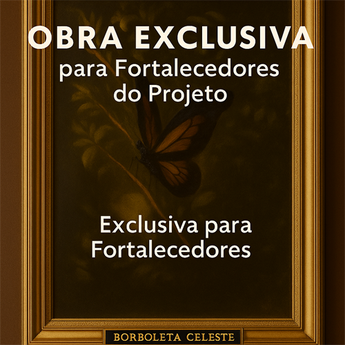 Borboleta Celeste – Obra Exclusiva para Fortalecedores do Projeto