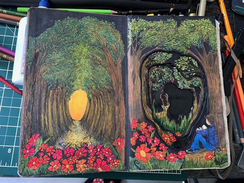 Altered book- Rest