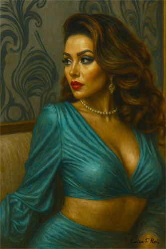 A Mulher de Azul