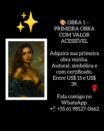 🎨 Obra 1 – A Sua Primeira Obra Autoral
