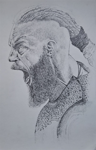 Estudo de rosto - Ragnar