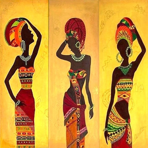 Herança Africana - Pintura Acrílica Original de Mary G
