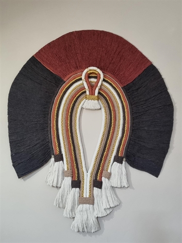 Cocar Textil Macramê