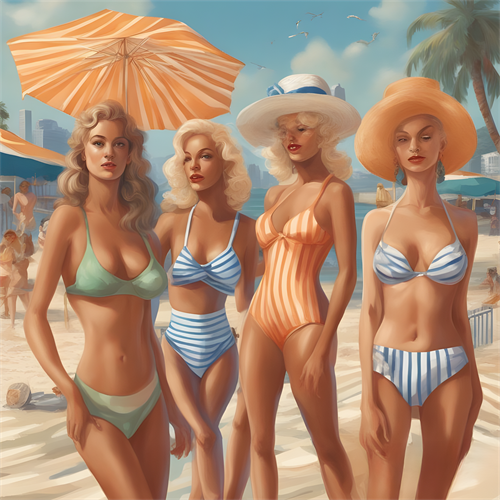 Walk in Time: Four Women at Ipanema Retro 05/08#