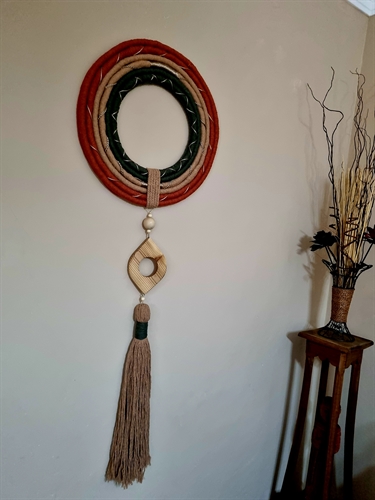 Arco Colorido Macramê