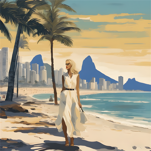 Walk in Time: Four Women at Ipanema Retro 01/08#