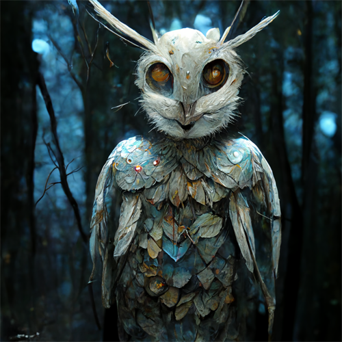 Metallic Owl