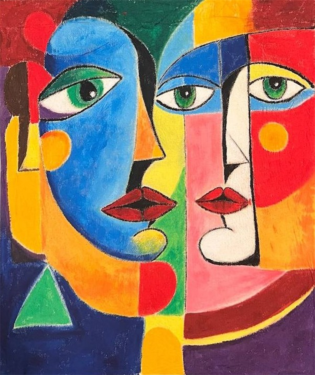 Identidades Entrelaçadas - Pintura Acrílica Original de Mary G