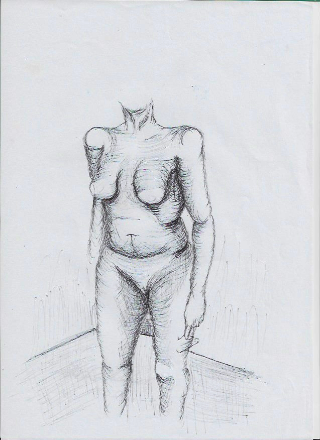 Modelo vivo: exercício do desenho da figura humana #3