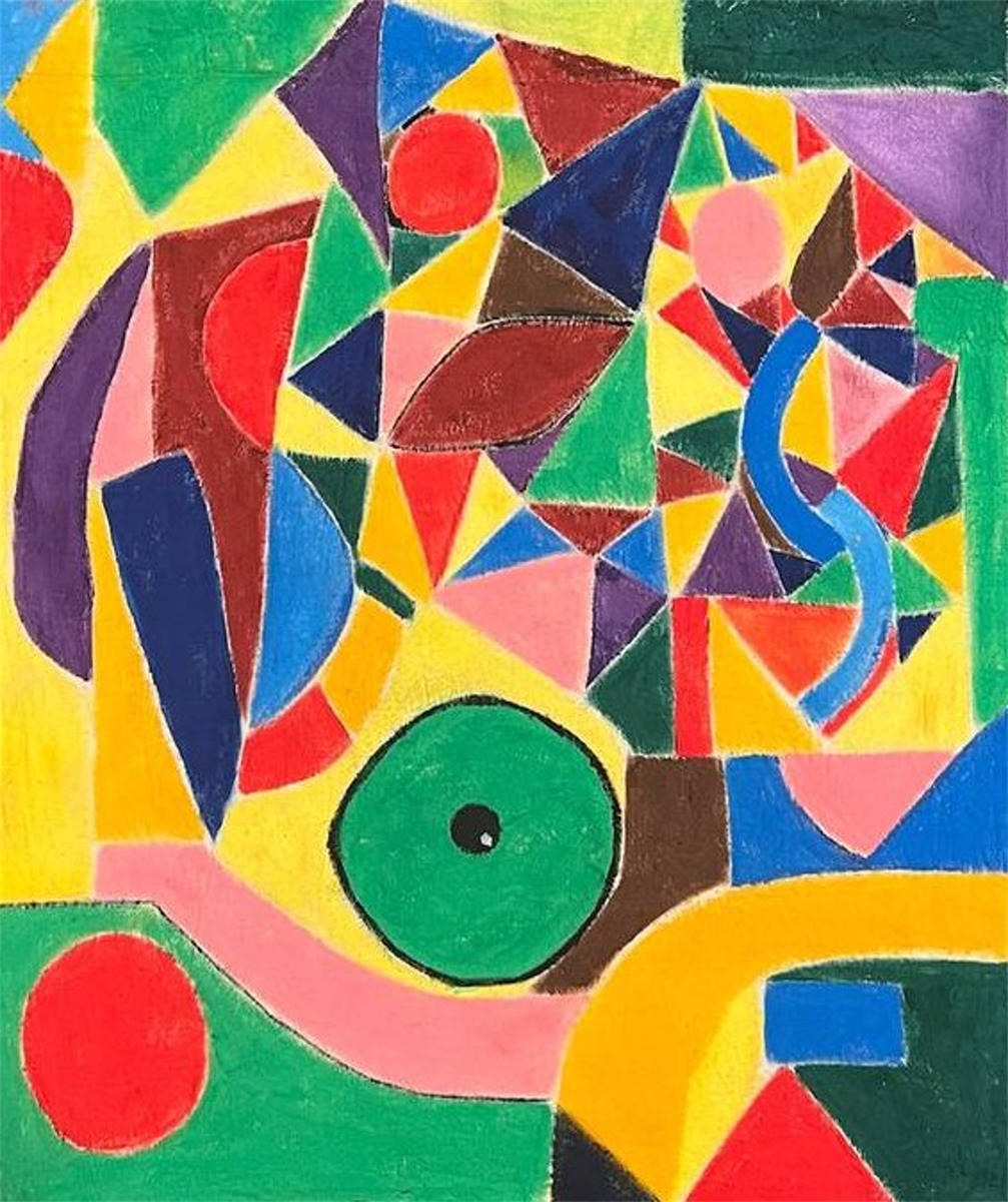 Dança Geométrica - Pintura Acrílica Original de Mary G