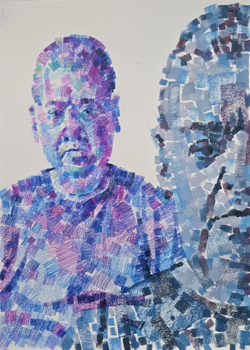 Autorretrato em azul