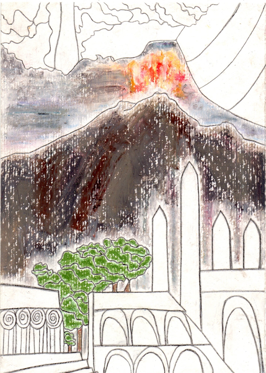 Vesúvio Destruindo Pompéia