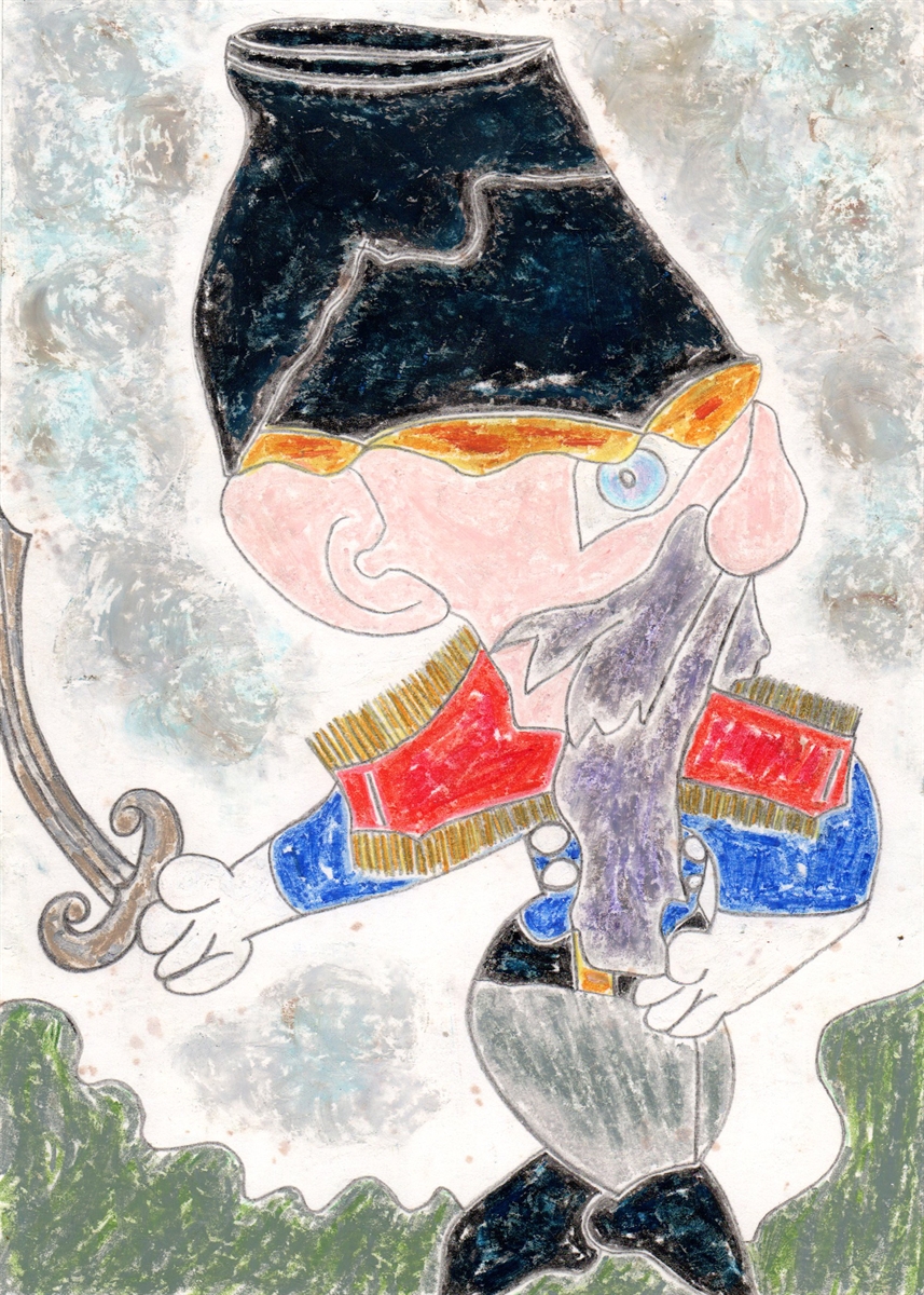 Oficial Prussiano De 1815