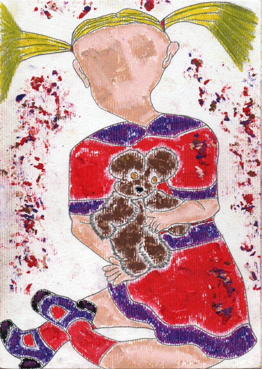 Fulaninha Brincando Com Urso