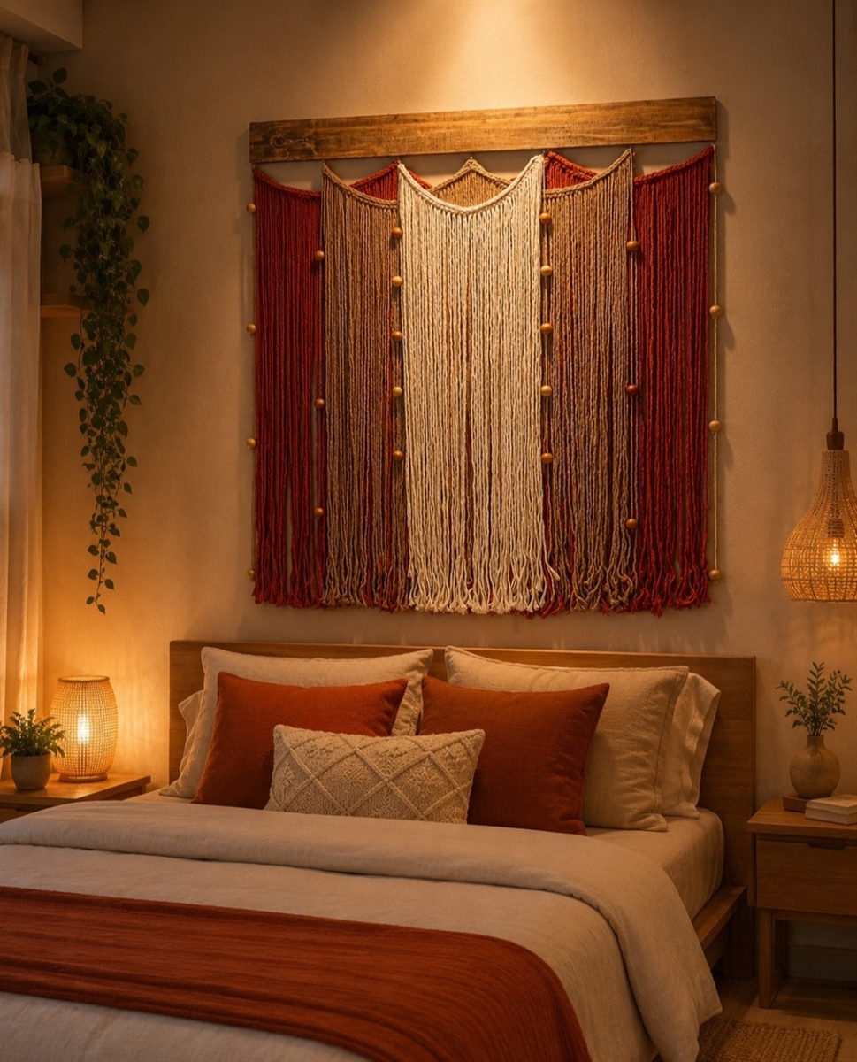 Painel Macrame Terra