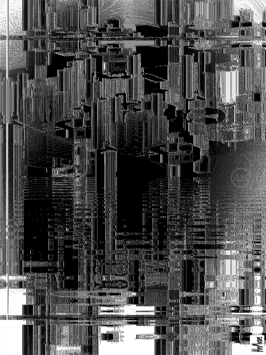 CIDADE DIGITAL (black & white)