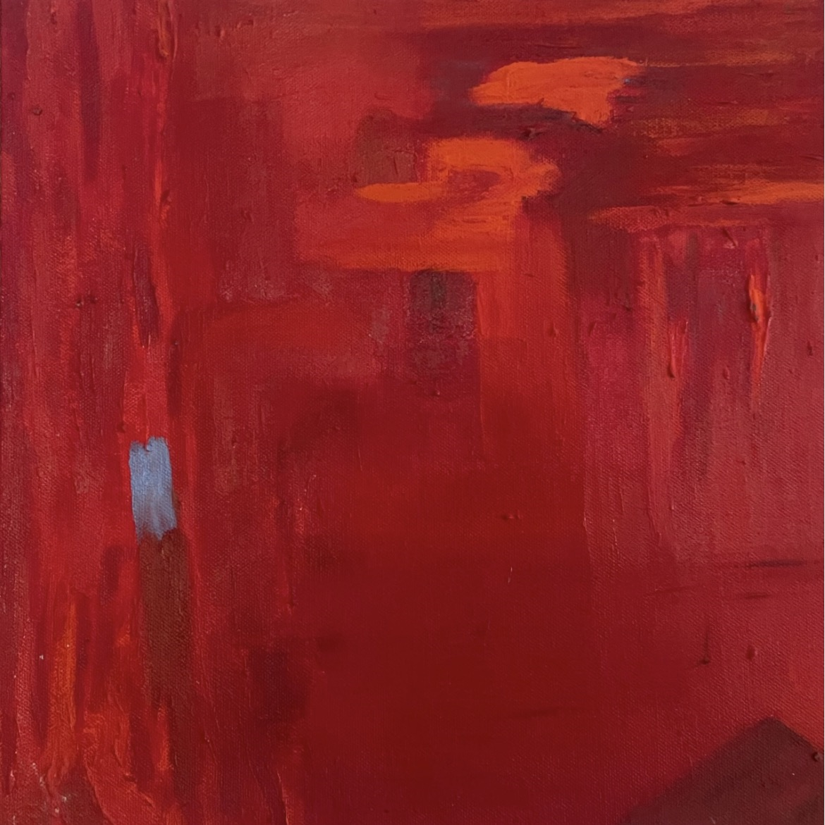 Vermelho traço Azul