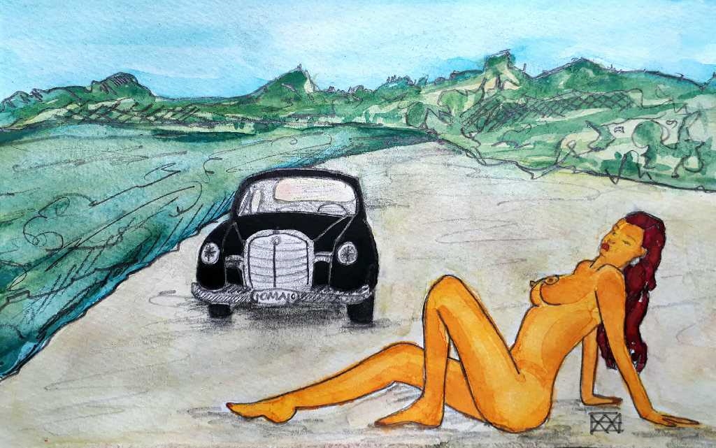 Garota Passeando na Praia