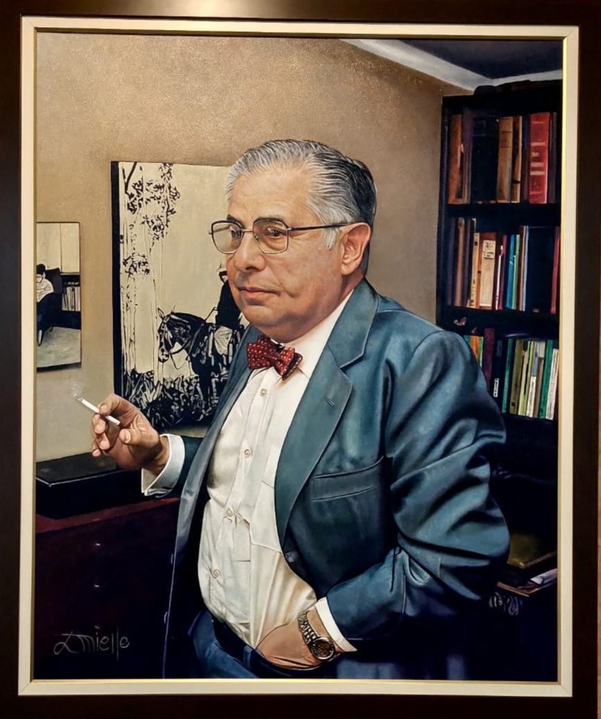 Pintura Óleo - Retrato Sr. Antonio Gomes  - Agronegócio